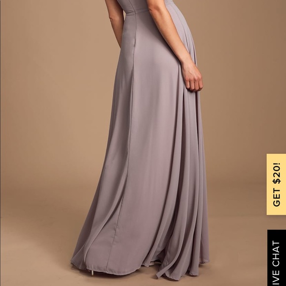 Lulus Meridith Dusty Lavender Ruffled Maxi Dress - Picture 2 of 5